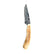 Custom 1 of 1 Damascus Fossilized Mammoth Hunting Knife With Custom Sheath 26-528