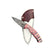 Custom 1 of 1 Damascus Fossilized Mammoth Hunting Knife With Custom Sheath 26-529
