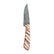 Custom 1 of 1 Damascus Fossilized Mammoth Hunting Knife With Custom Sheath 26-533