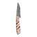 Custom 1 of 1 Damascus Fossilized Mammoth Hunting Knife With Custom Sheath 26-533