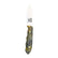 Special Edition Dyed Box Elder Burl Mackinaw Hunting Knife With Custom Cross Draw Sheath 26-568