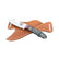 Special Edition Dyed Box Elder Burl Mackinaw Hunting Knife With Custom Cross Draw Sheath 26-569