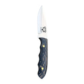 Special Edition Dyed Lacewood Mackinaw Hunting Knife With Custom Cross Draw Sheath 26-572