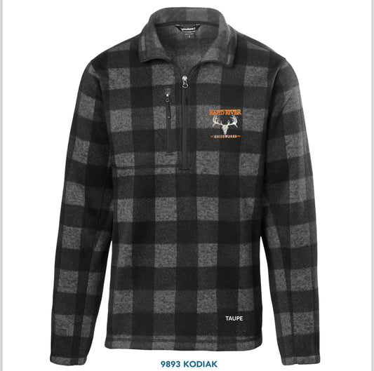 Fleece Plaid Pullover