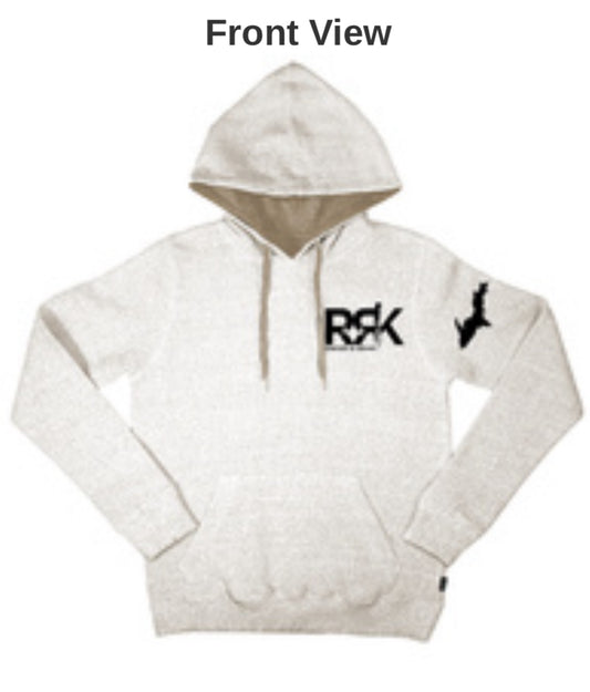 Fleece Pullover Hoodie Ivory