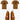 T-shirt Duck Brown