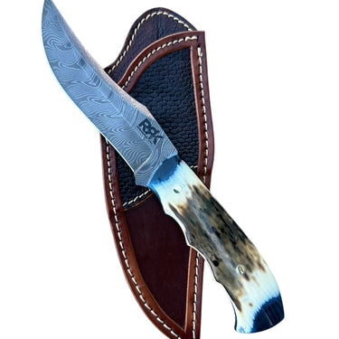 Twist Damascus Steel  Mammoth Ivory (Top grade)