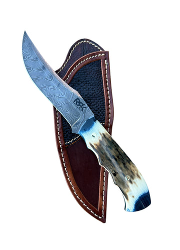 Twist Damascus Steel  Mammoth Ivory (Top grade)