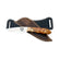Special Edition Box Elder Burl Mackinaw Hunting Knife With Custom Cross Draw Sheath 26-571