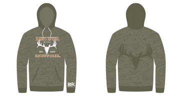 Topographical Camo Hoodie