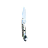 Back of Special Edition Fordite Yooper folding pocket knife 26-555 by Rapid River Knifeworks.