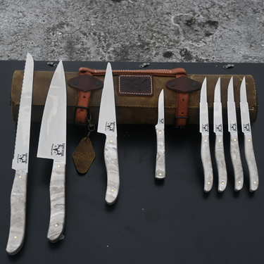 Leather Kitchen Culinary Set
