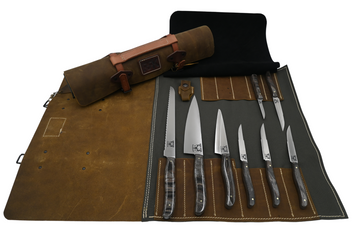 Leather Kitchen Culinary Set