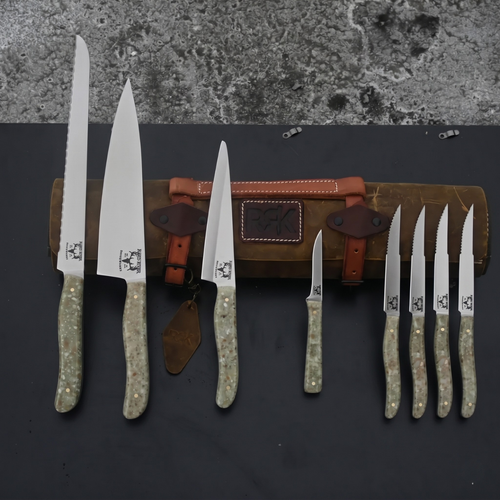 Leather Kitchen Culinary Set